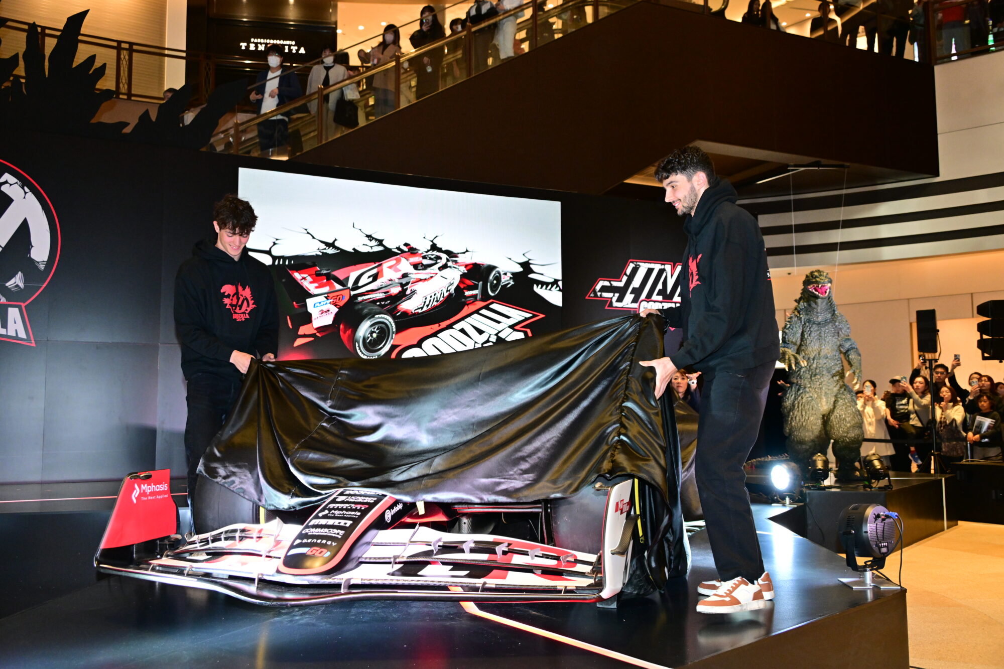 「TGR Haas F1 Team|GODZILLA」コラボレーション・メディアイベント